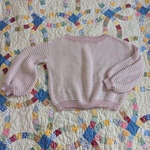 SHEIN Light Pink Women's Crew Neck Sweater